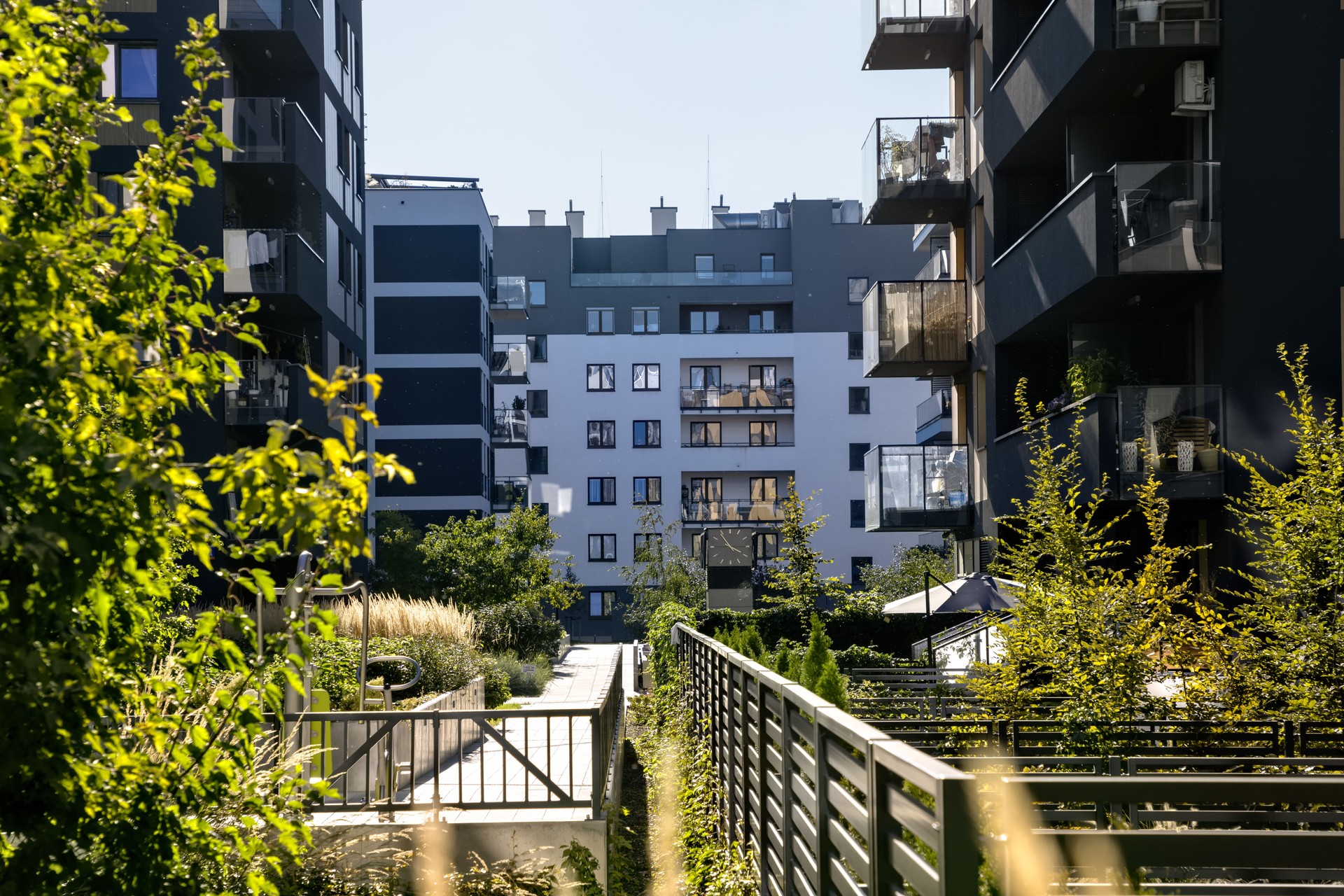 Complex of apartment buildings